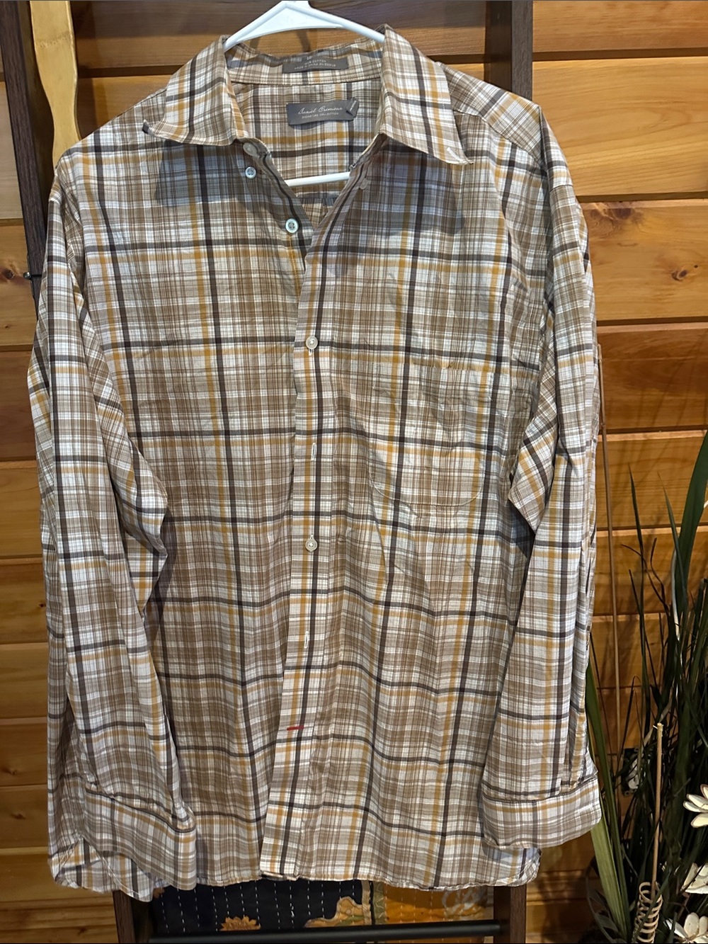 Daniel Cremieux signature collection Plaid Long-Sleeve Button-Down Shirt